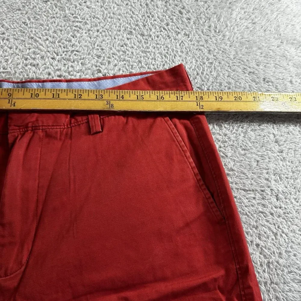 J.Crew Factory Rivington Shorts‎ Mens 34 Red Chino 11